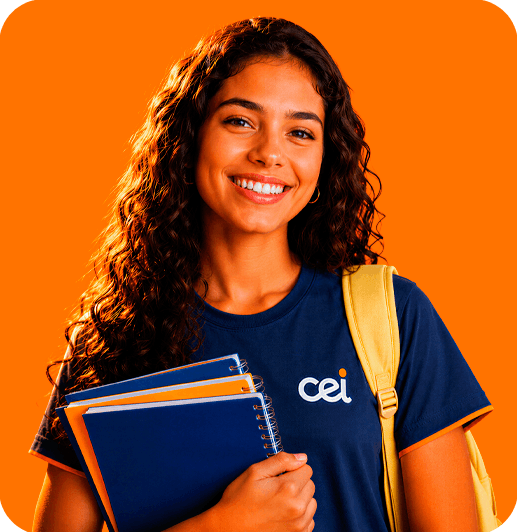 Aluna do Ensino Médio do Colégio CEI