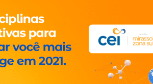 Banner de noticias escrito: Disciplinas Eletivas para levar você mais longe em 2021